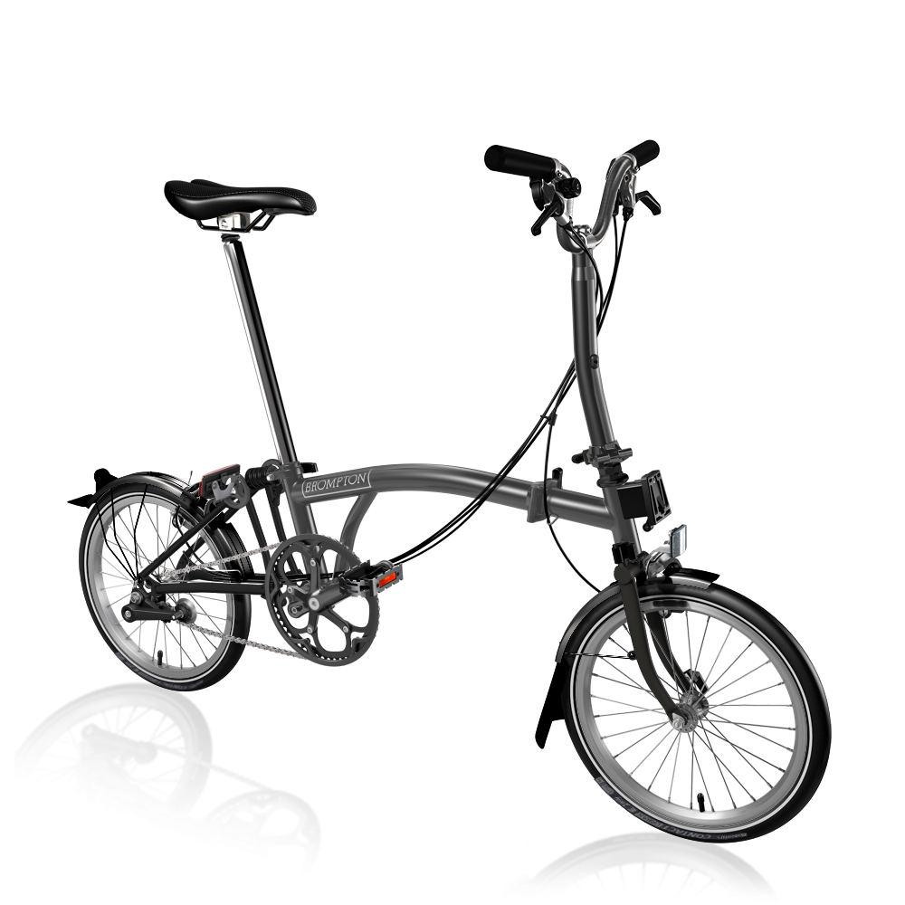 Brompton P Line Urban Midnight Black Metallic – Mid