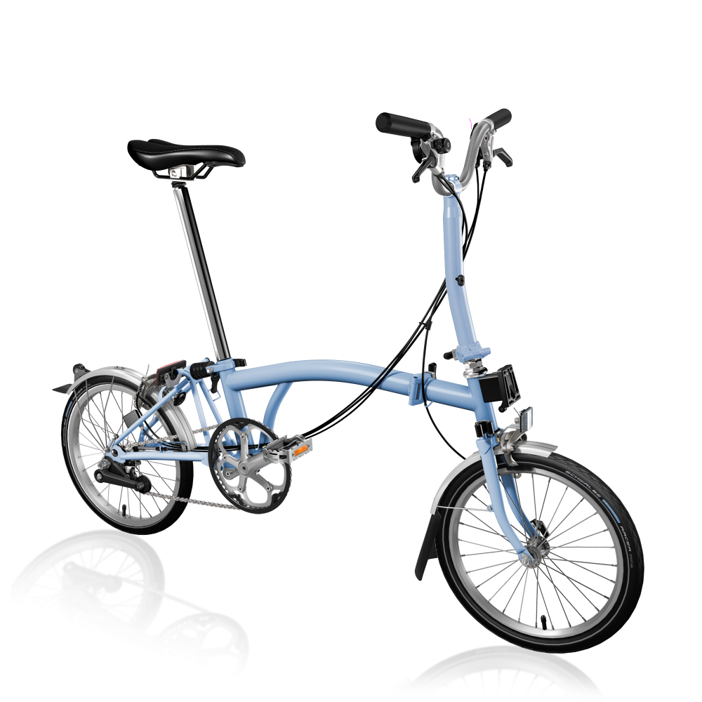 Brompton C line Urban, Cloud Blue – Mid | BromptonBaltics