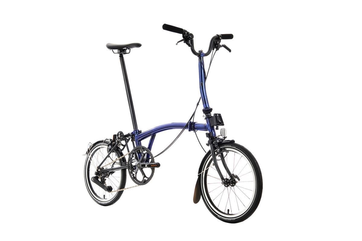 Brompton P Line Urban Bolt Blue Lacquer – Mid | BromptonBaltics