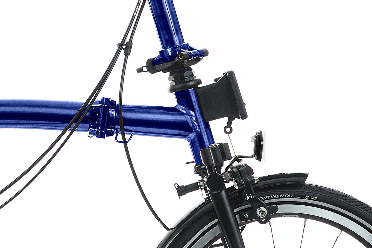 Brompton P Line Urban Bolt Blue Lacquer – Mid - Image 5