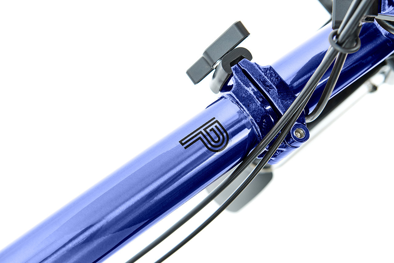 Brompton P Line Urban Bolt Blue Lacquer – Mid | BromptonBaltics