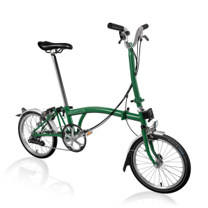 Brompton C line 2-speed in Racing Green - High (H2L)