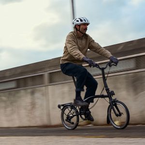 Brompton P Line with SuperRoll+ - 4-speed – Mid (MK2) - Matt Black